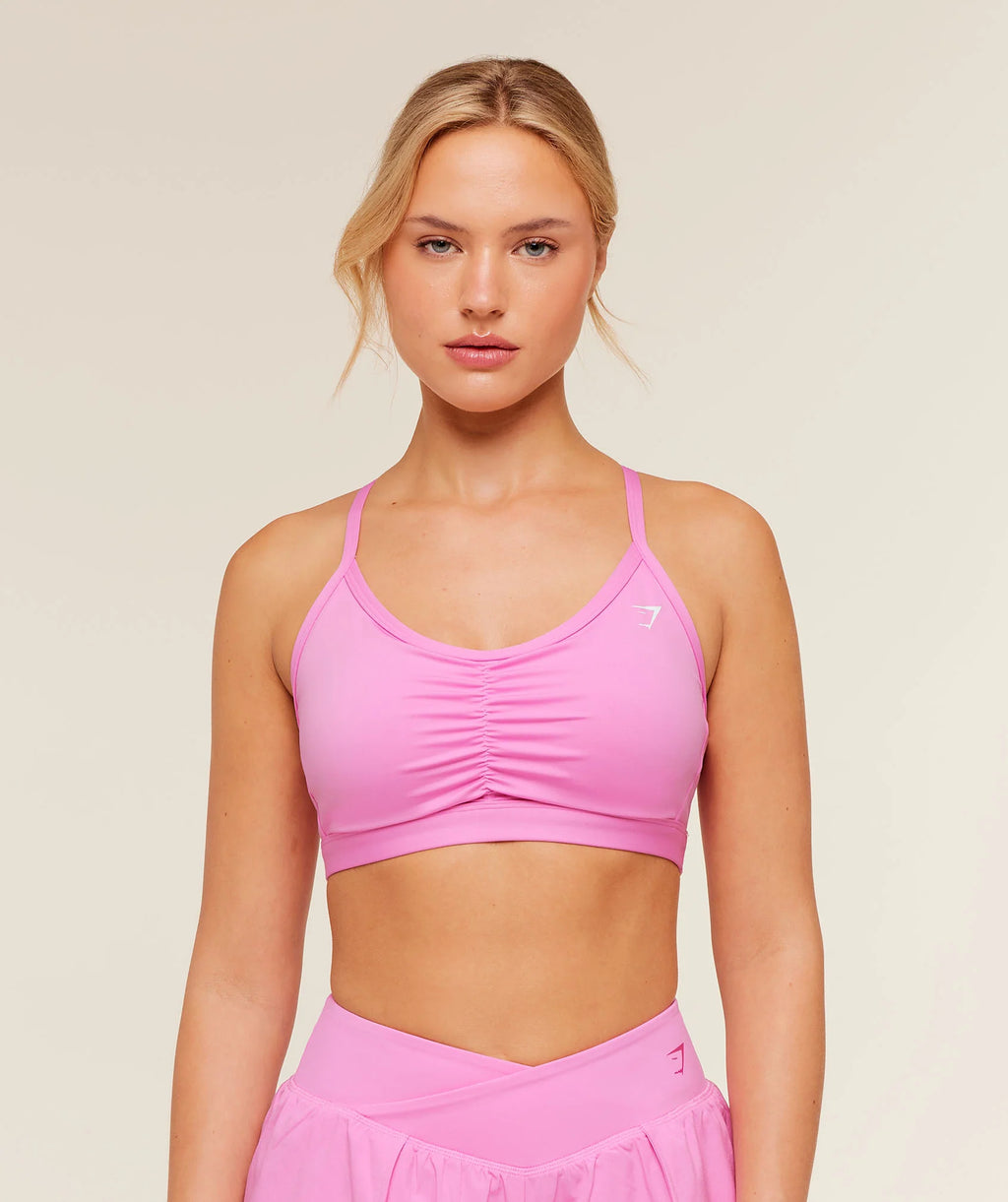 Ruched Sports Bra